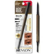 Revlon ColorStay Micro Waterproof and Long Wearing Eyebrow Pencil, 454 Medium Brown, 0.003 oz