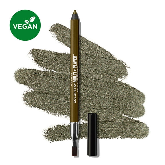 Revlon ColorStay Multiplayer Liquid-Glide Eye Pencil, Waterproof Eye Liner, 405 Fortress, 0.03 oz