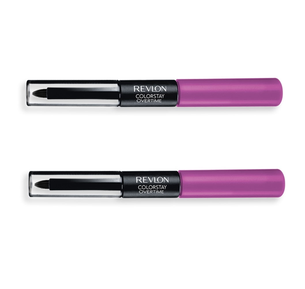 アンラーヴ リップカラー5本 Revlon ColorStay Overtime Lipcolor, Neverending Purple 520 ( 2