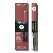 Revlon ColorStay Overtime Longwearing Gloss Lipstick with Vitamin E, 340 Eternally Tan, 0.07 fl oz