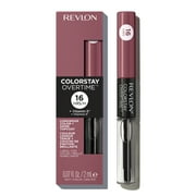 Revlon ColorStay Overtime Longwearing Gloss Lipstick with Vitamin E, 370 Everlasting Rum, 0.07 fl oz