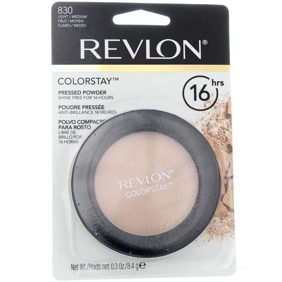 Revlon ColorStay Pressed Powder, Light/Medium [830] 0.30 oz (Pack of 2)