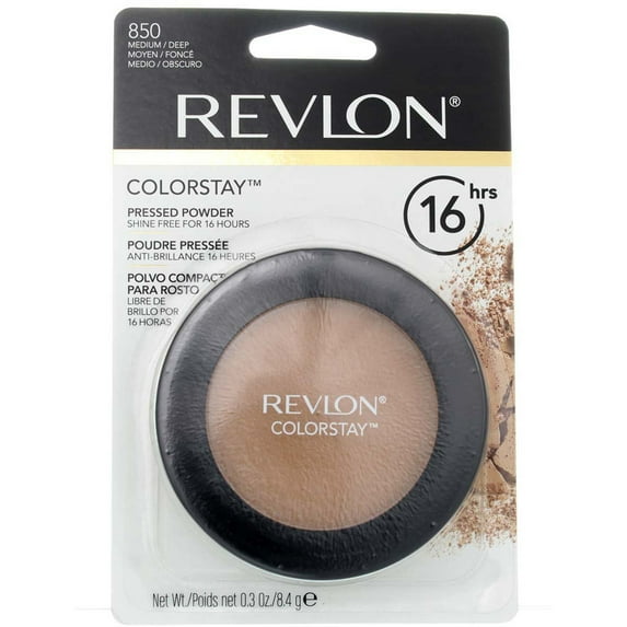 Revlon ColorStay Pressed Powder, Medium/Deep, 0.3 oz (Pack of 2)