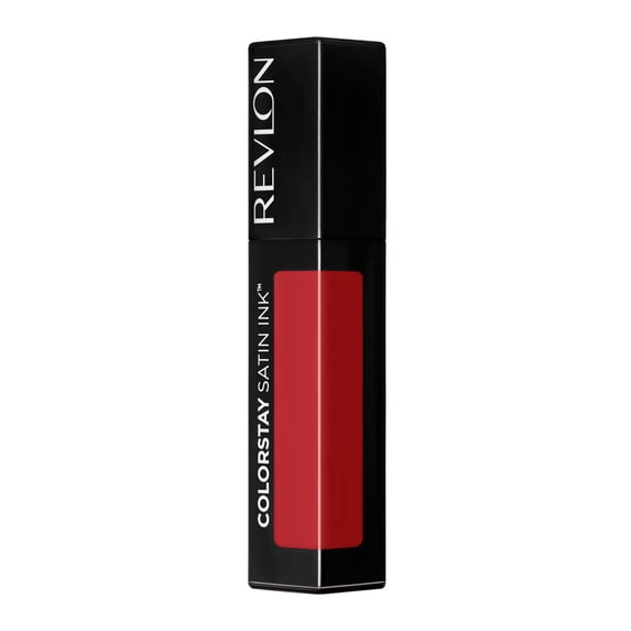 Revlon ColorStay Satin Ink Long Lasting Lipstick with Vitamin E, 018 Fired Up, 0.17 fl oz