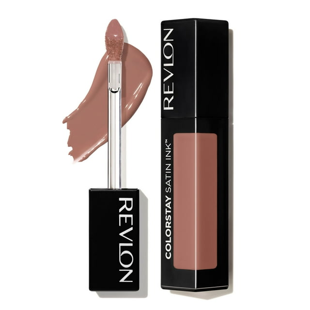 Revlon ColorStay Satin Ink Liquid Lipstick, Longwear Rich Lip Colors, 001 Your Go-To, 0.17 fl. Oz
