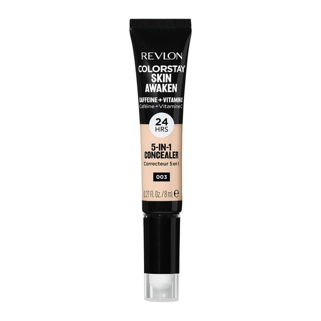 Revlon ColorStay Skin Awaken Cream Concealer Makeup, Longwear, 003 Cool Ivory, 0.27 fl oz