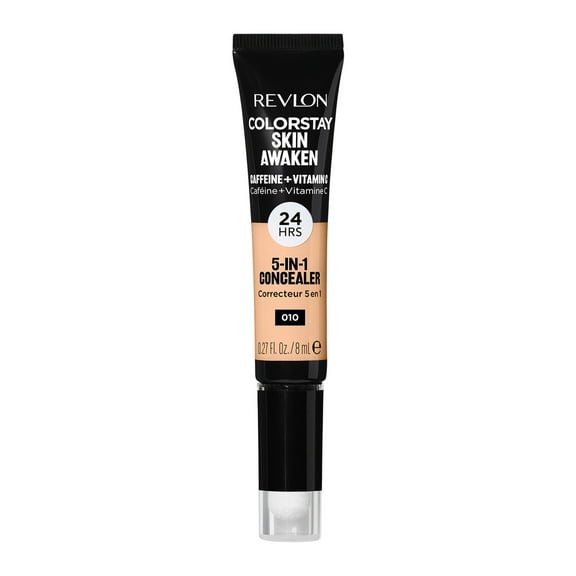 Revlon ColorStay Skin Awaken Cream Concealer Makeup, Longwear, 010 Vanilla, 0.27 fl oz