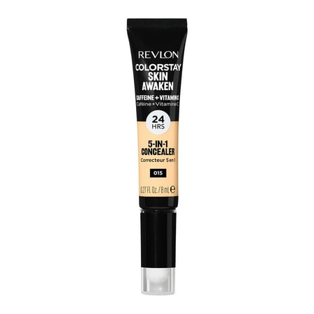 Revlon ColorStay Skin Awaken Cream Concealer Makeup, Longwear, 015 Light, 0.27 fl oz