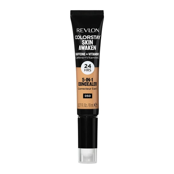 Revlon ColorStay Skin Awaken Cream Concealer Makeup, Longwear, 050 Medium Deep, 0.27 fl oz