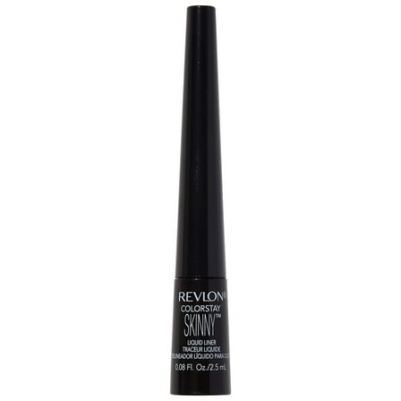 Revlon ColorStay Skinny Liquid Eyeliner, Waterproof, Smudgeproof, Longwearing Eye Makeup with Ultra-fine Tip, Black Out, 0.08 oz