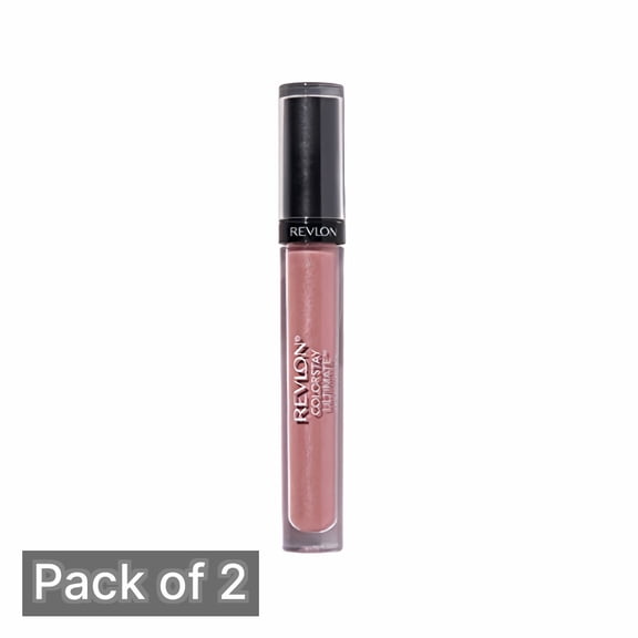 Revlon ColorStay Ultimate Liquid Lipstick, 035-Iconic Iris 0.1 fl oz (Pack of 2)