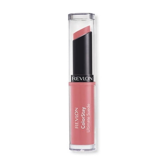 Revlon ColorStay Ultimate Suede Lipstick, Longwear Soft, Ultra-Hydrating High-Impact Lip Color, Formulated with Vitamin E, 025 Socialite, 0.09 oz