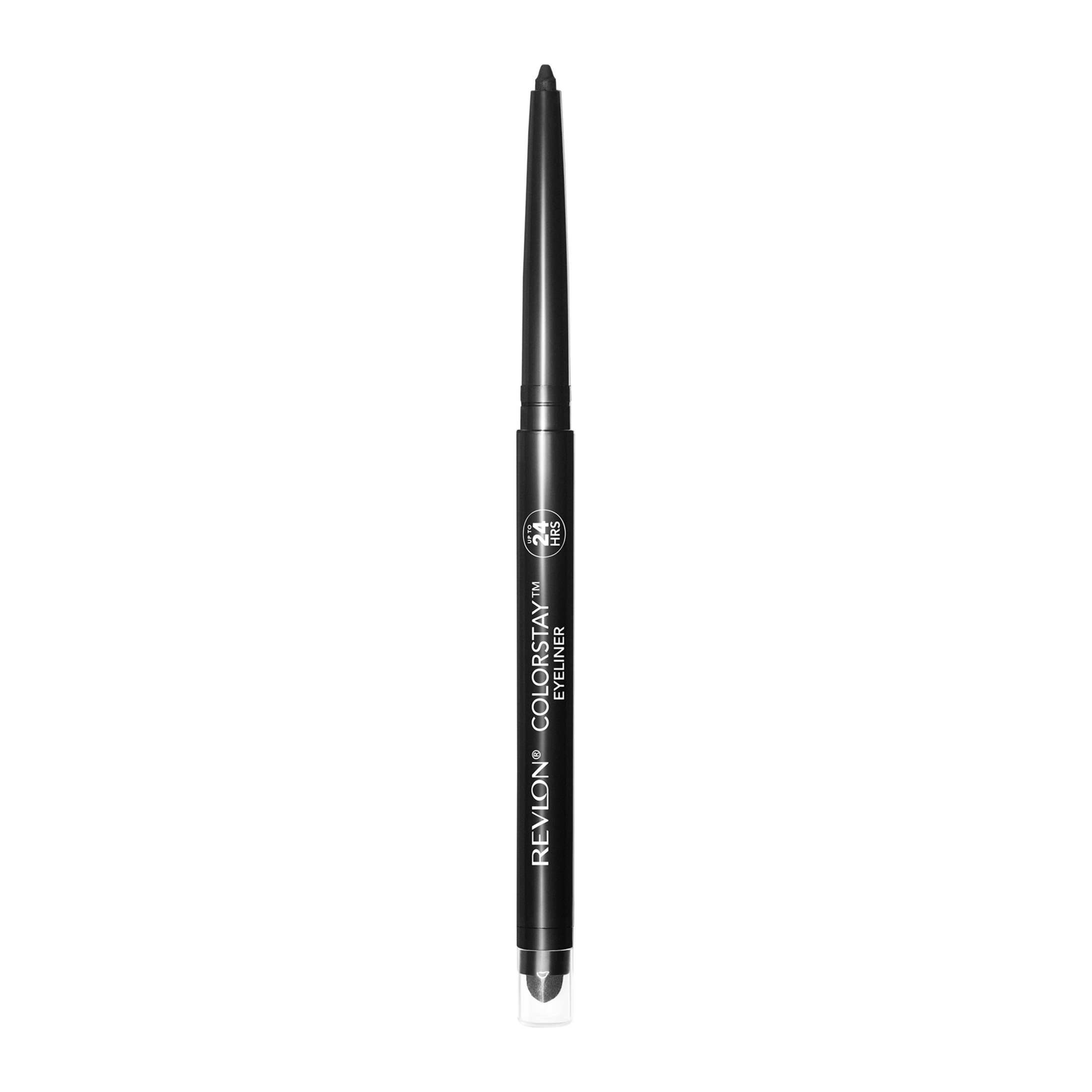 Revlon ColorStay Waterproof Eyeliner Pencil, 24HR Wear, Built-in Sharpener, 201 Black, 0.01 oz - image 1 of 8