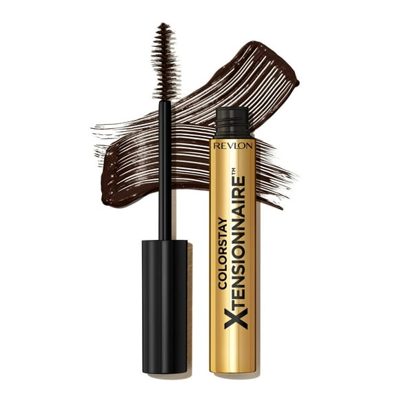 Revlon ColorStay Xtensionnaire Lengthening Mascara, Lash Serum and Mascara In One, 203 Black Brown