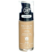 Revlon ColorStay for Normal/Dry Skin Makeup, Natural Beige [220] 1 oz Pack of 4