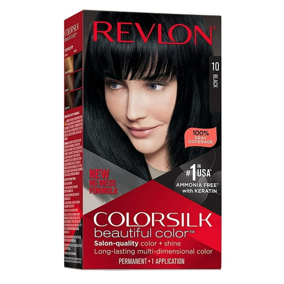 Revlon Colorsilk #10 Black (Pack of 2)