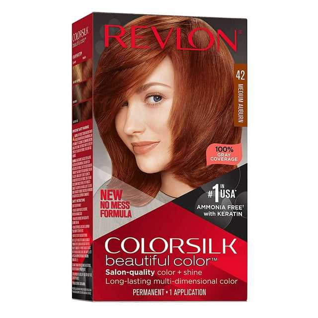 Revlon Colorsilk #42 Medium Auburn (Pack of 3) - Walmart.com