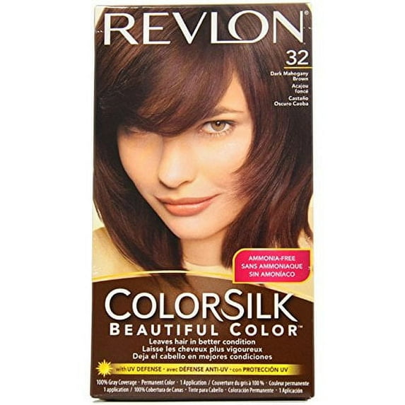 Revlon Colorsilk Beautiful Color, Dark Mahogany Brown 32