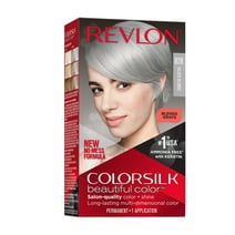 Revlon Colorsilk Beautiful Color Long Lasting Permanent Hair Color, 82B Silver Blonde