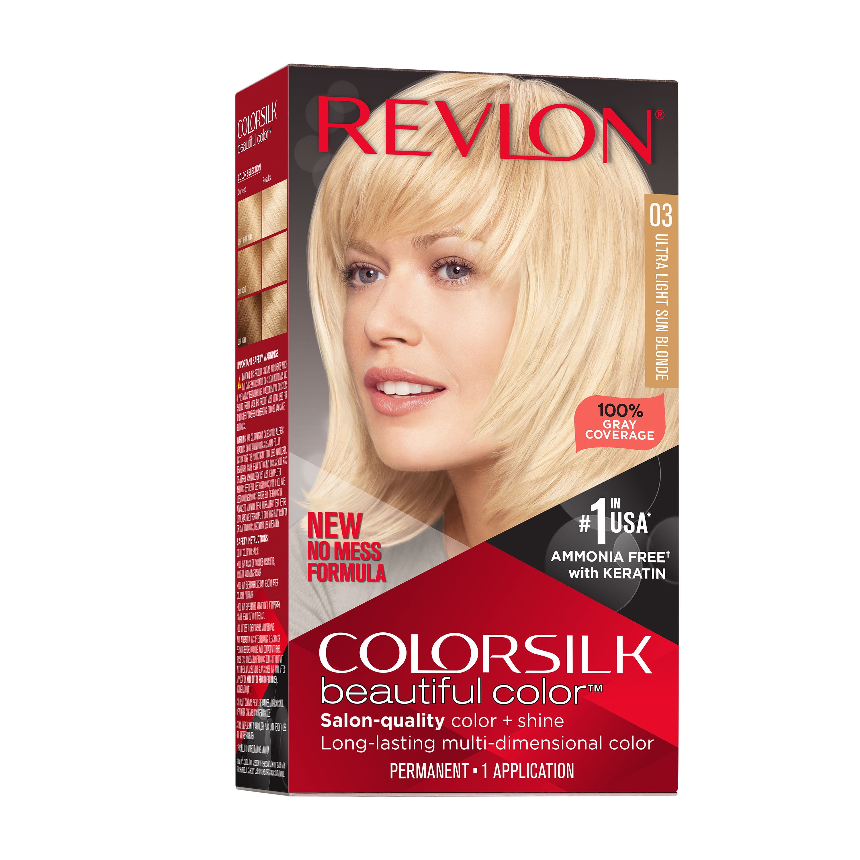 Revlon Colorsilk Beautiful Color Permanent Hair Color, LongLasting