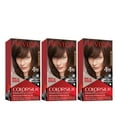 thumbnail image 1 of Revlon Colorsilk Beautiful Color Permanent Hair Dye, Dark Brown, At-Home Full Coverage Application Kit, 32 Dark Mahogany Brown, 3 Pack, 1 of 11