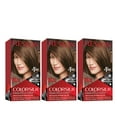 thumbnail image 1 of Revlon Colorsilk Beautiful Color Permanent Hair Dye, Dark Brown, At-Home Full Coverage Application Kit, 41 Medium Brown, 3 Pack, 1 of 11