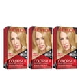 thumbnail image 1 of Revlon Colorsilk Beautiful Color Permanent Hair Dye, Dark Brown, At-Home Full Coverage Application Kit, 74 Medium Blonde, 3 Pack, 1 of 11