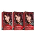thumbnail image 1 of Revlon Colorsilk Beautiful Color Permanent Hair Dye, Dark Brown, At-Home Full Coverage Application Kit, 34 Deep Burgundy, 3 Pack, 1 of 11