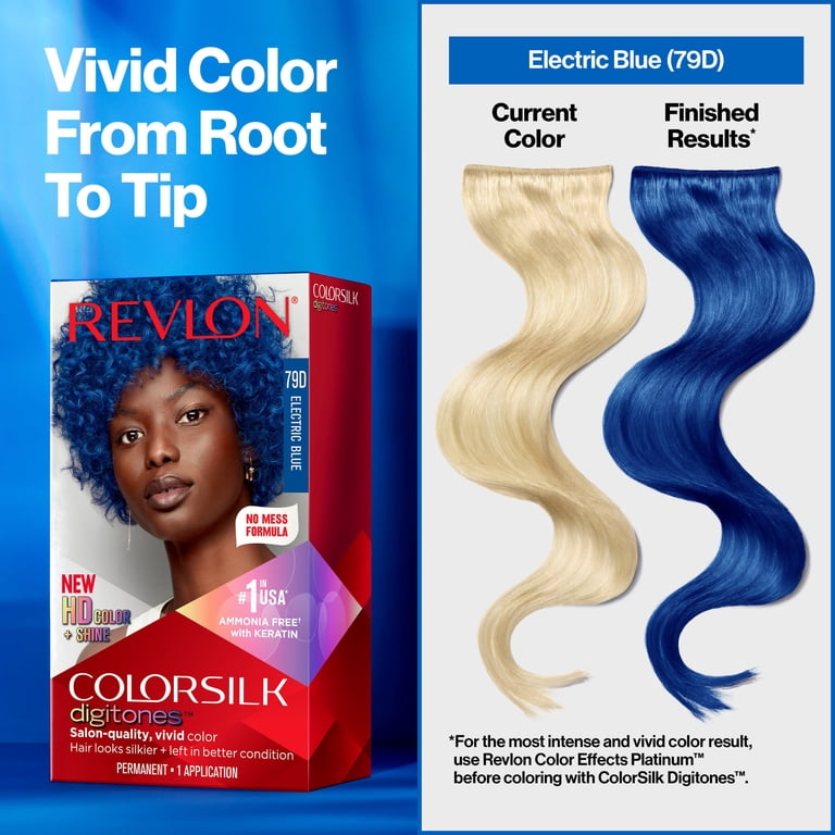 Revlon Colorsilk Digitones Permanent Hair Color with Keratin, 79D