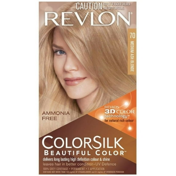 Revlon Colorsilk Haircolor, Medium Ash Blonde, 10 Ounces (Pack of 3)