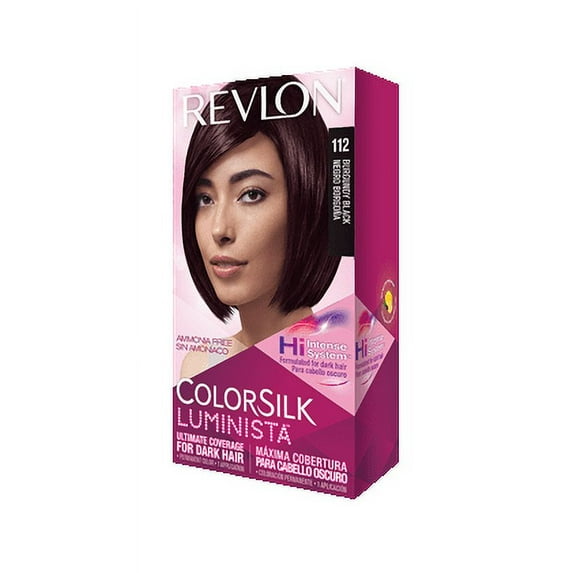 Revlon Colorsilk Luminista, Permanent Hair Color, 112 Burgundy Black