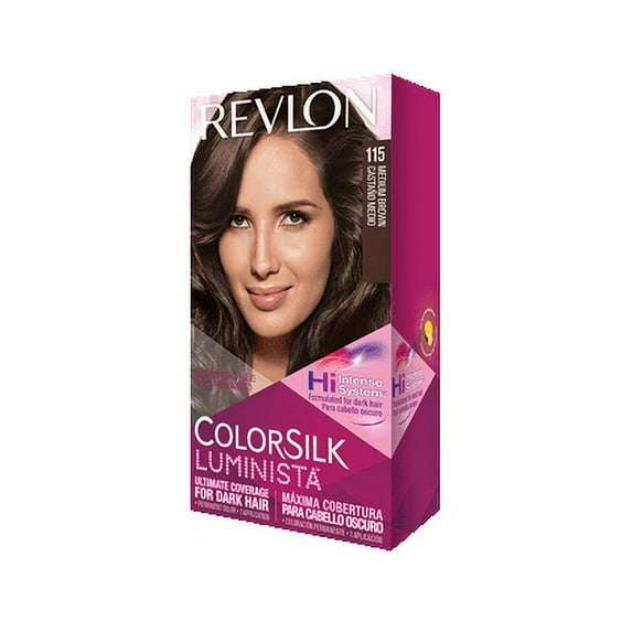 Revlon Colorsilk Luminista, Permanent Hair Color, 115 Medium Brown