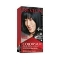 thumbnail image 1 of Revlon Colorsilk Beautiful Color Permanent Hair Dye, Dark Brown, At-Home Full Coverage Application Kit, 12 Natural Blue Black, 1 count, 1 of 6
