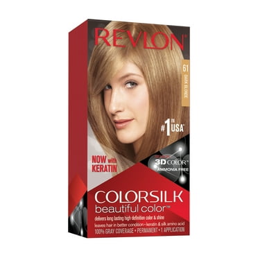 Revlon Colorsilk Permanent Hair Color, No Mess Formula, 1 Pack