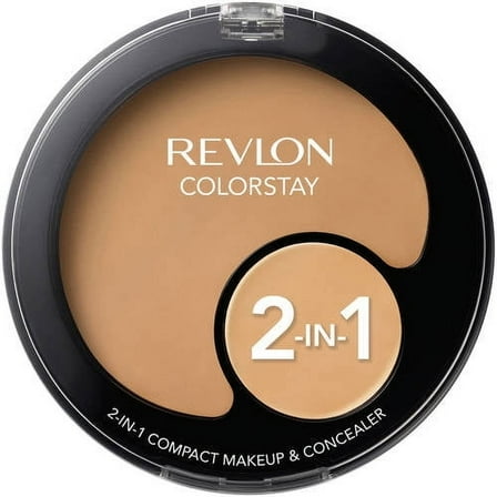 Revlon Colorstay 2-in-1 Compact Makeup and Concealer, Sand Beige