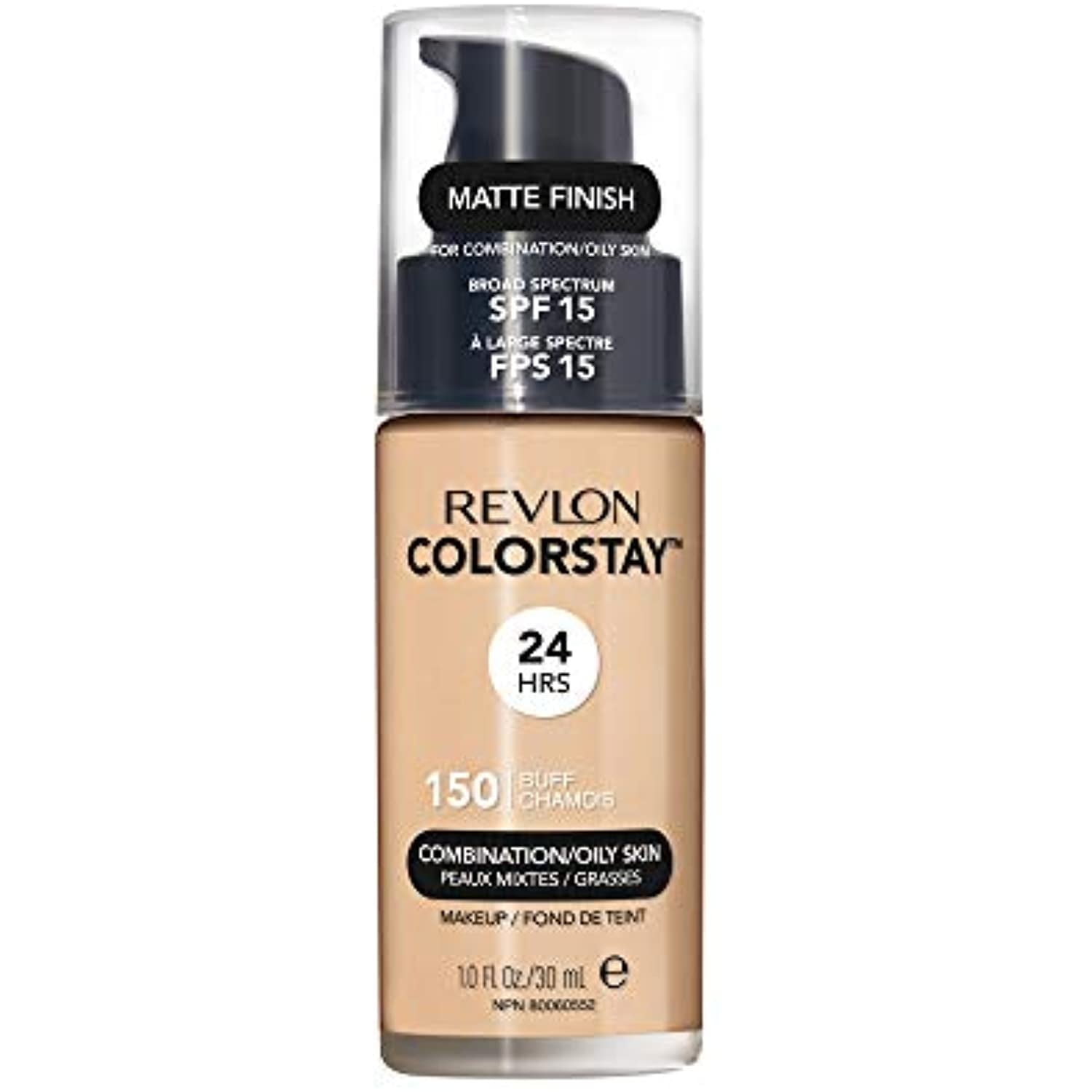 Revlon, Liquid Foundation Makeup, Buff (150), SPF 15, 1 oz