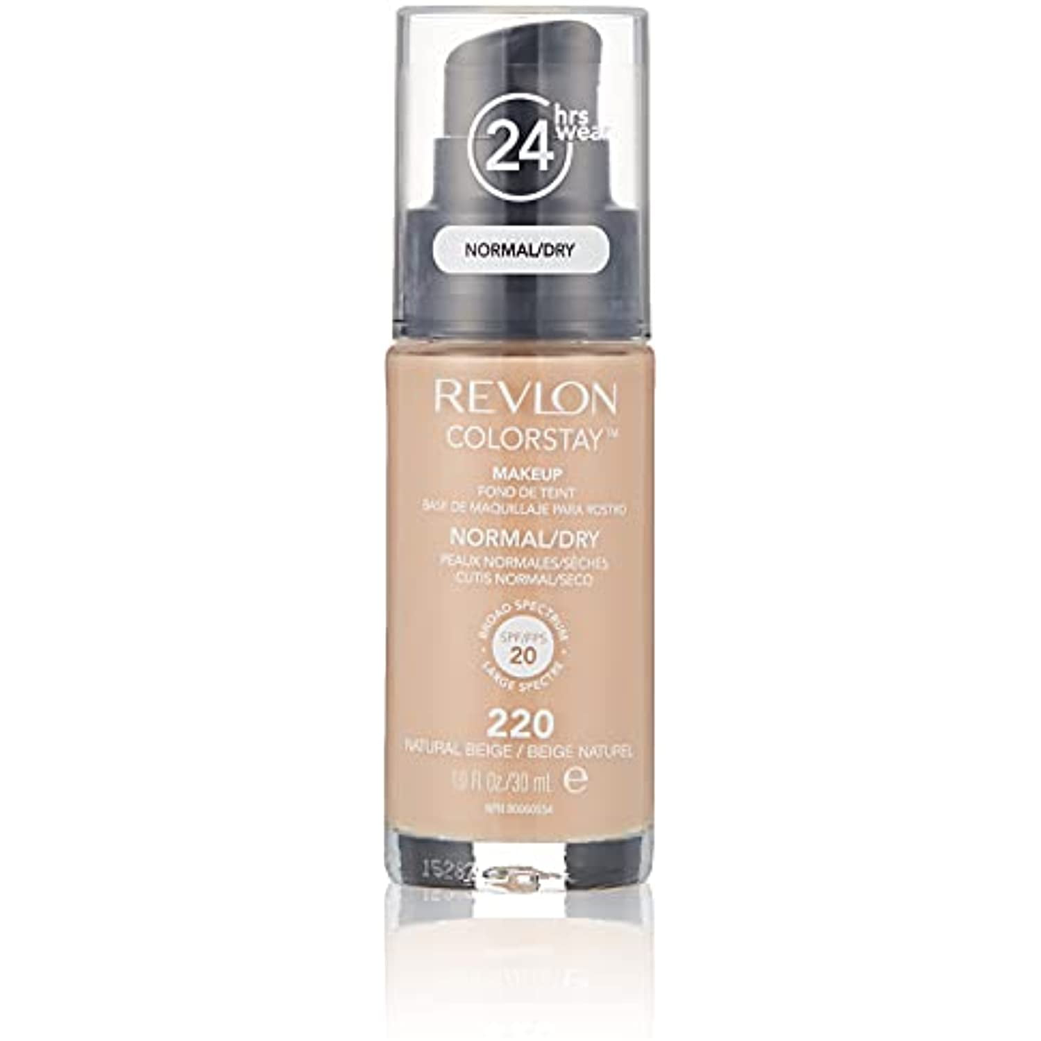 Revlon Colorstay Makeup, Normal/Dry Skin, Natural Beige 220, 1 Ounce