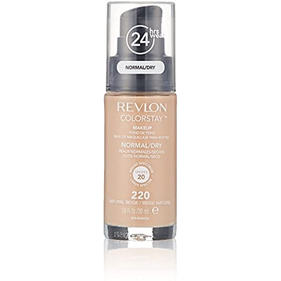 Revlon Colorstay Makeup, Normal/Dry Skin, Natural Beige 220, 1 Ounce