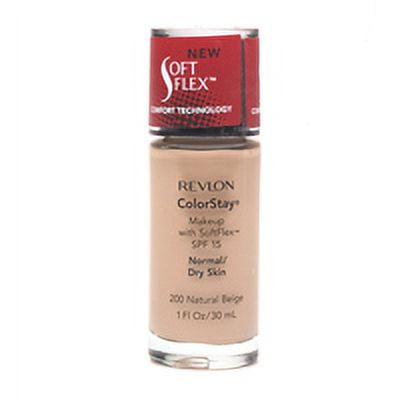 Revlon Colorstay Makeup With Softflex For Normal / Dry Skin, Natural Beige #200, 1 Oz - 2 Ea
