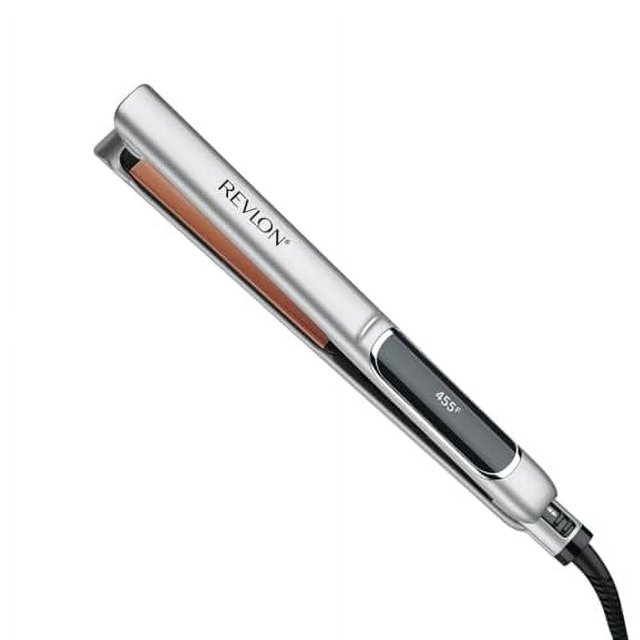 Revlon Copper Smooth Hair Flat Iron Frizz Control for Fast and Shiny