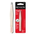 thumbnail image 1 of Revlon Designer Series Slanted Tip Tweezer, Stainless Steel, Neutral Glam, 1 Count, 1 of 15