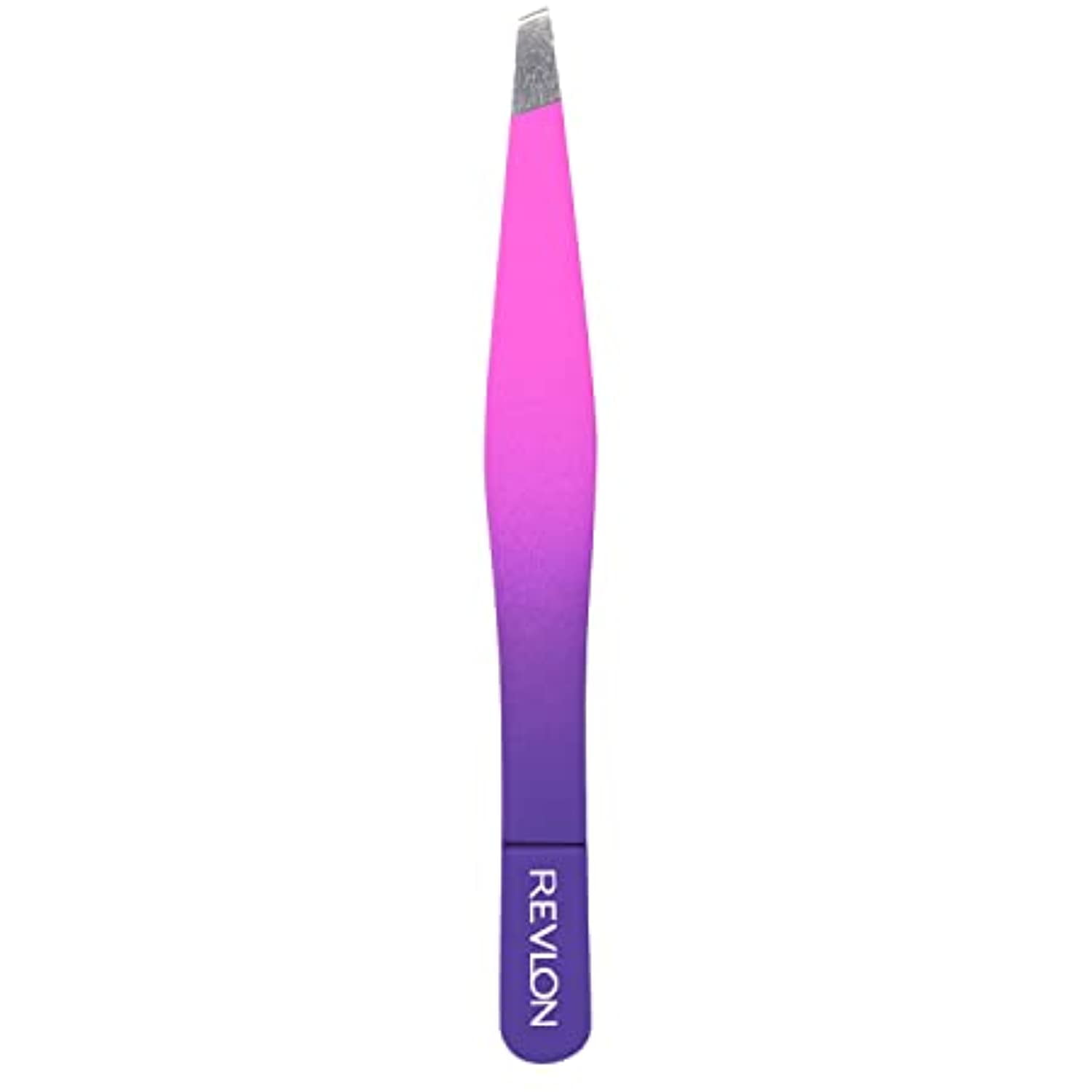 Revlon Diamond Collection Tweezer, Stainless Steel, Slant Tip, 1