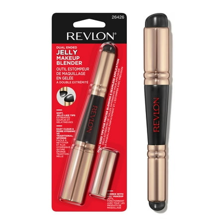 Revlon Dual Ended Jelly Makeup Blender, Multi-Use Silicone Makeup Tool for Seamless Application, 1 count