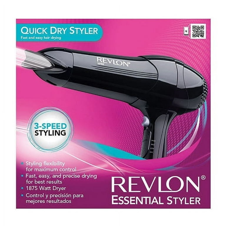 Revlon Essential Quick Dry Styler 1875 Watt Full-Size Turbo Hair