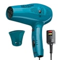 thumbnail image 1 of Revlon Essentials Retractable Cord Hair Dryer, Teal with Concentrator, 1 of 5