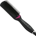 thumbnail image 1 of Revlon Extra Long 4-1/2" Ceramic Hair Straightening Brush with Ionic Technology, Black, 1 of 7
