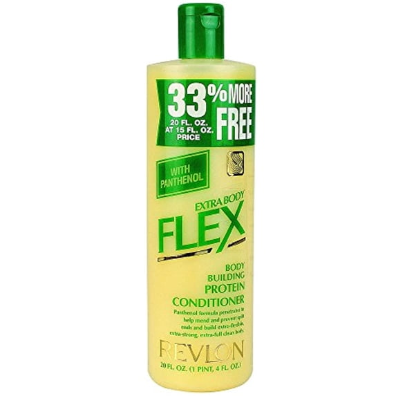 Revlon Flex Extra Body Conditioner With Panthenol 592 Ml / 20 Oz For Extra Bounce - Worldwide Shipping
