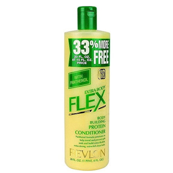 Revlon Flex Extra Body Conditioner with Panthenol 592 ml / 20 Oz for Extra Bounce - Worldwide Shipping