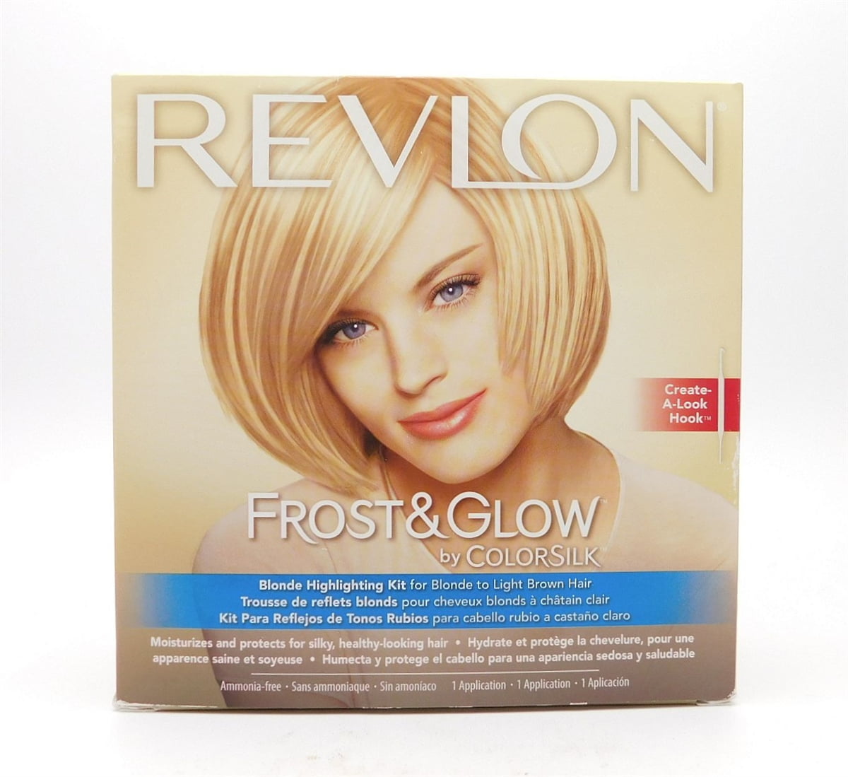 Revlon Frost Glow By Colorsilk Blonde Highlighting Kit For Blonde To Light Brown Hair