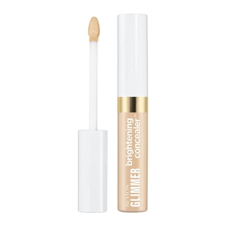 Revlon Glimmer Brightening Liquid Concealer, Buildable Coverage, 125, 0.3 fl oz